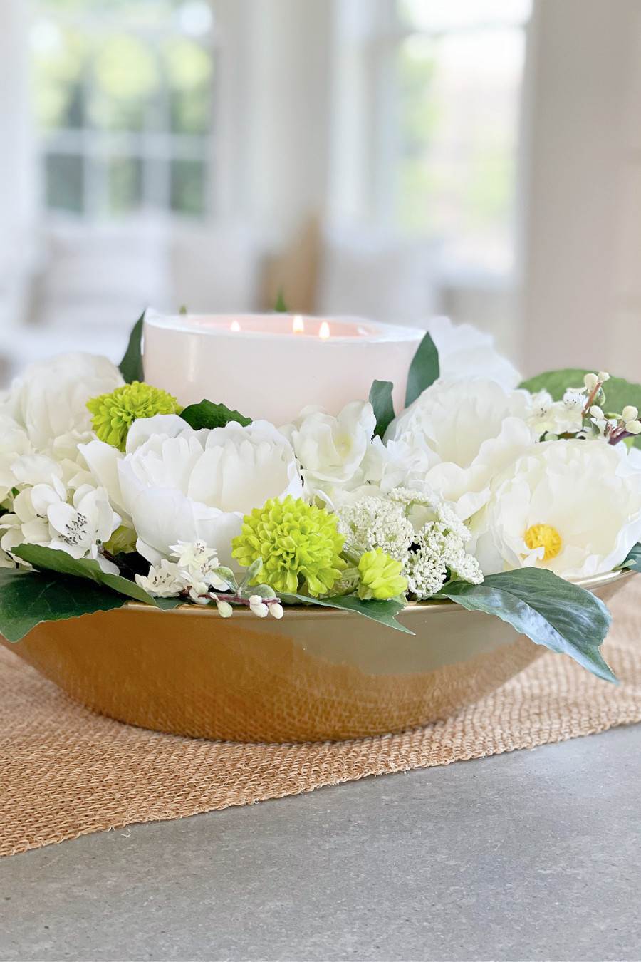 Easy Summer Floral Centerpiece Diy