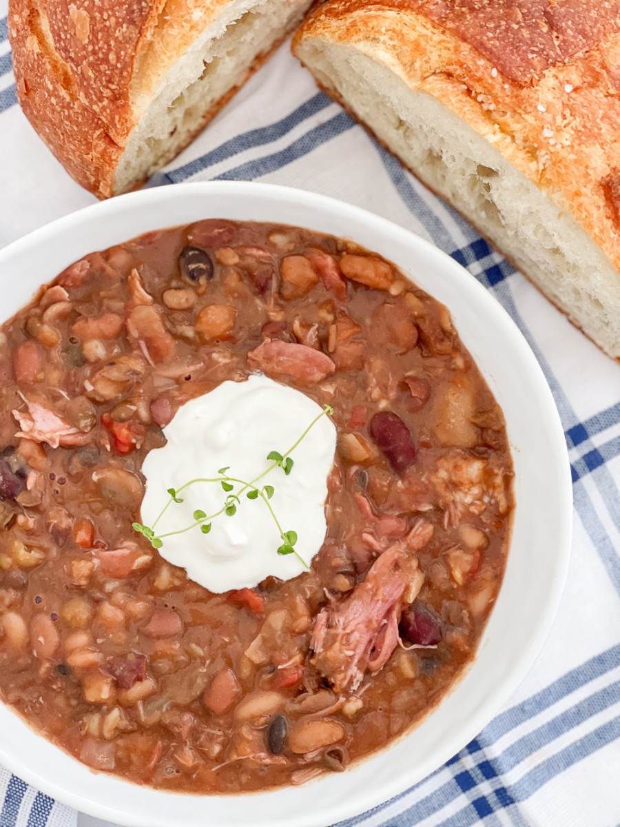 Hearty Ham And Bean Soup