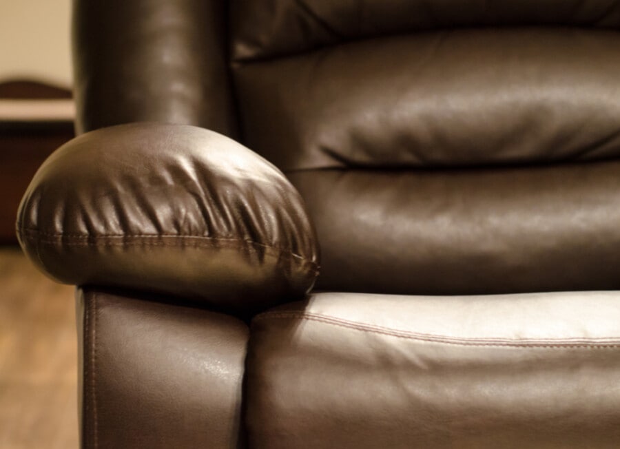 brown sofa