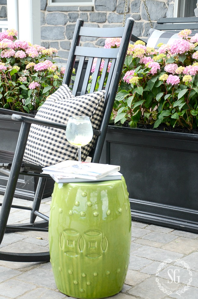 HYDRANGEAS IN PLANTERS