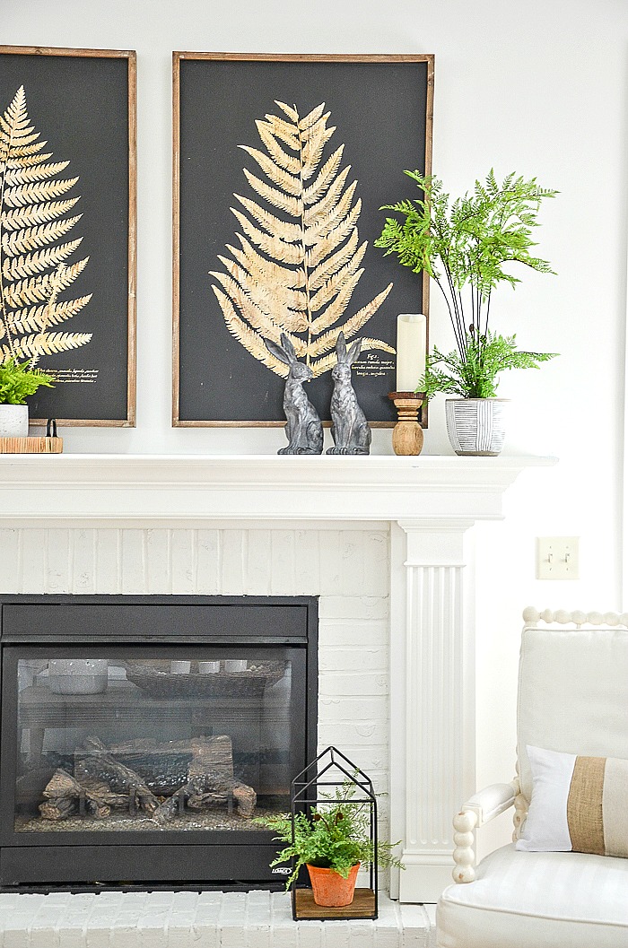 SPRING MANTEL DECORATING IDEAS