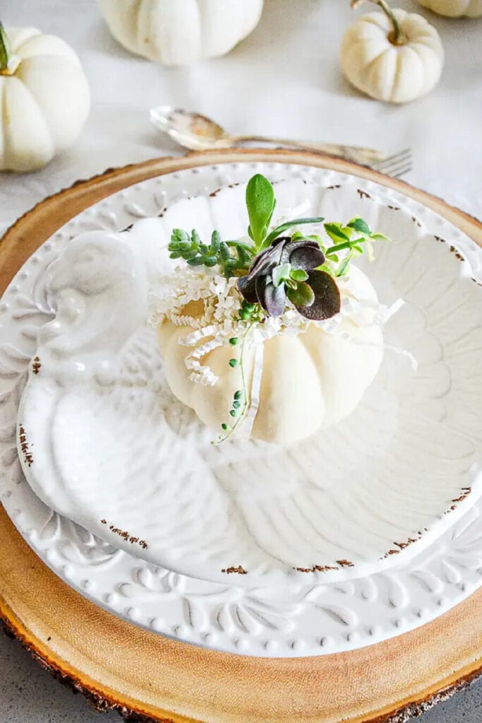 FALL PUMPKINS- thanksgiving place setting