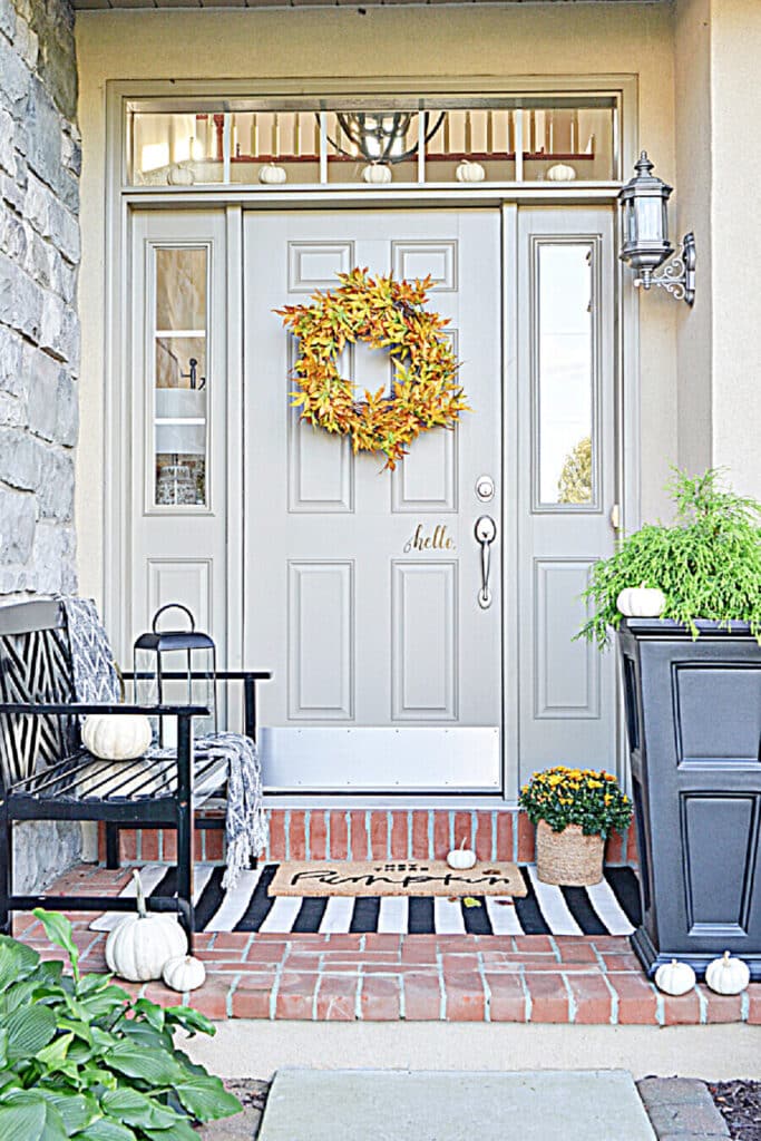 fall porch