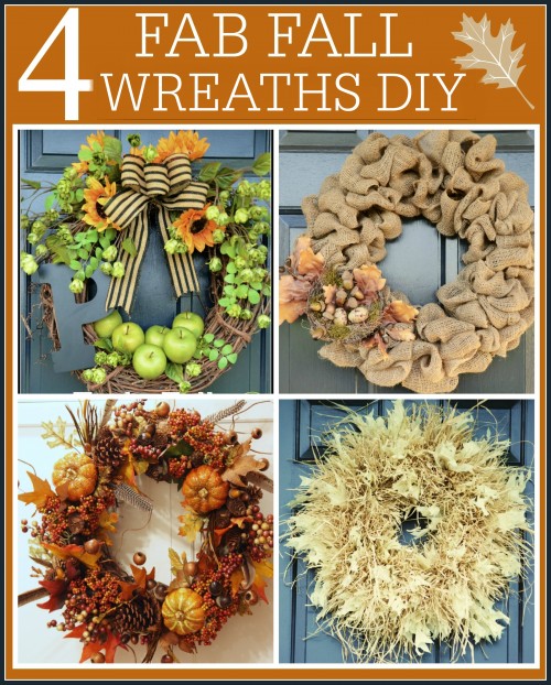 FOUR FAB FALL WREATH DIY’S