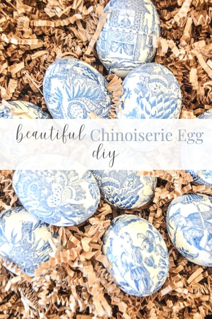 BEAUTIFUL CHINOISERIE EGG DIY