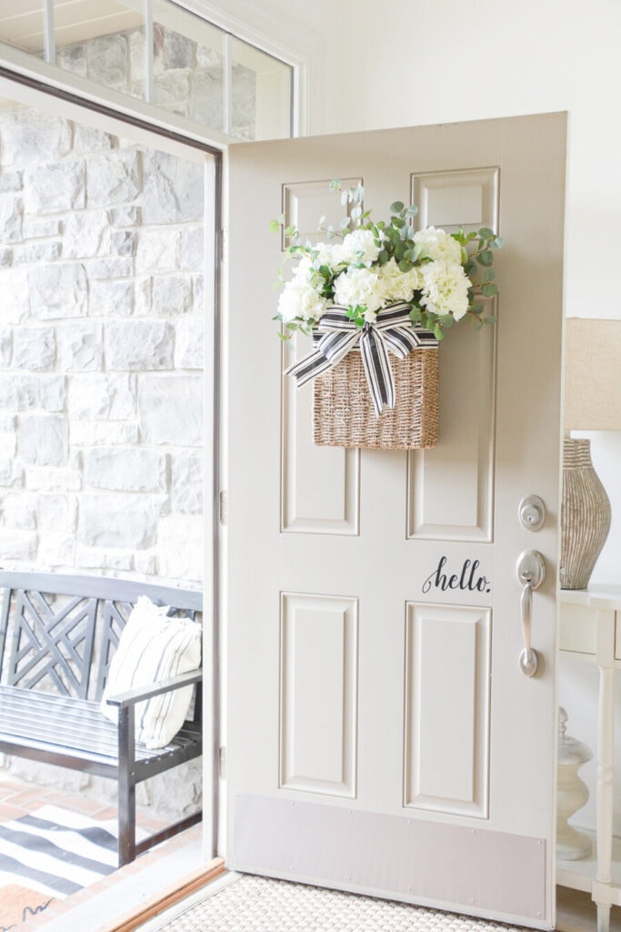 SUMMER HOME TOUR- SUMMER FRONT DOOR