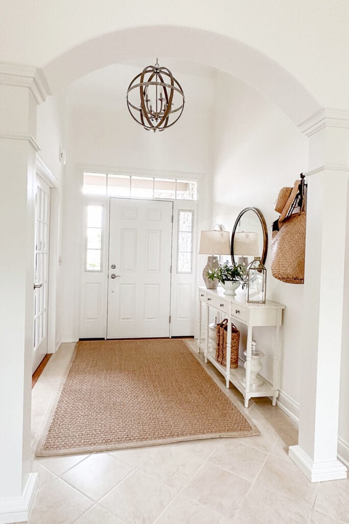 SUMMER HOME TOUR- SUMMER FOYER